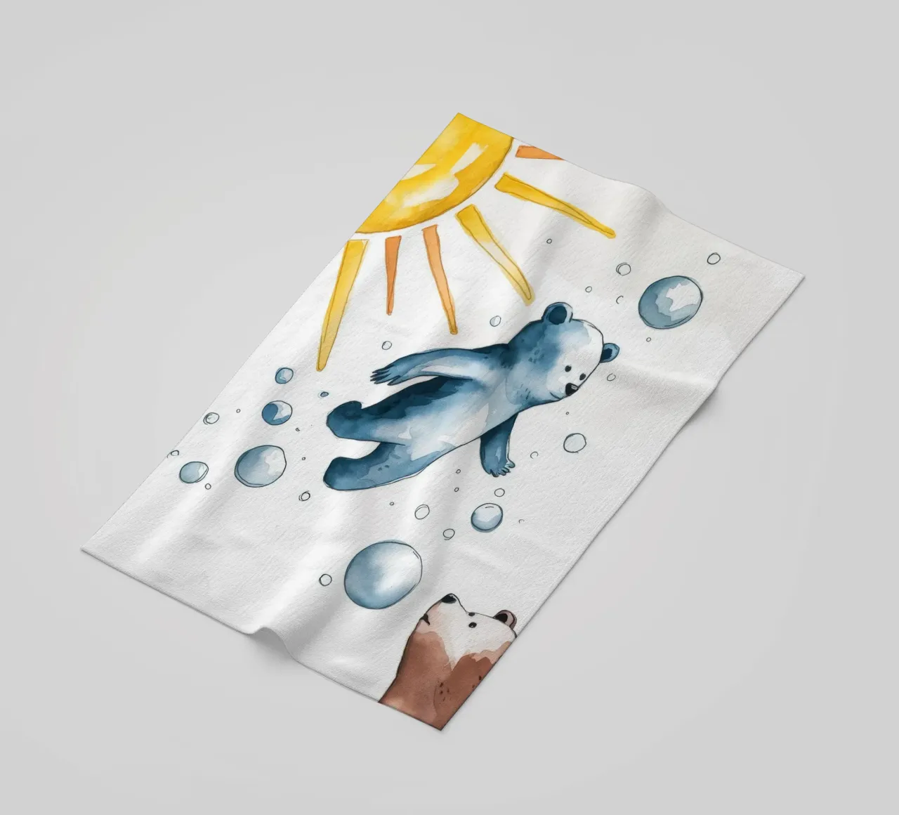 Immersione polare euforica telo mare da Timeless Huse