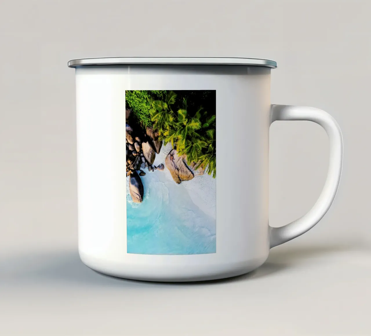 Tropical 4 tazza in smalto da Airpixels