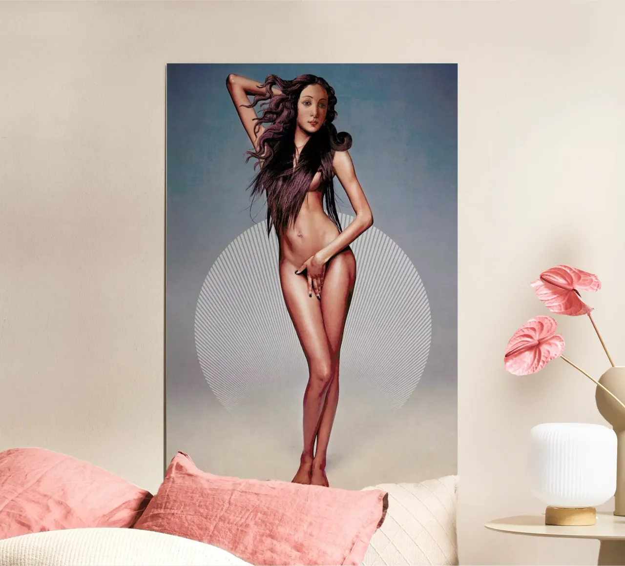 Venus revitalized poster con telaio in alluminio da Paste in Place