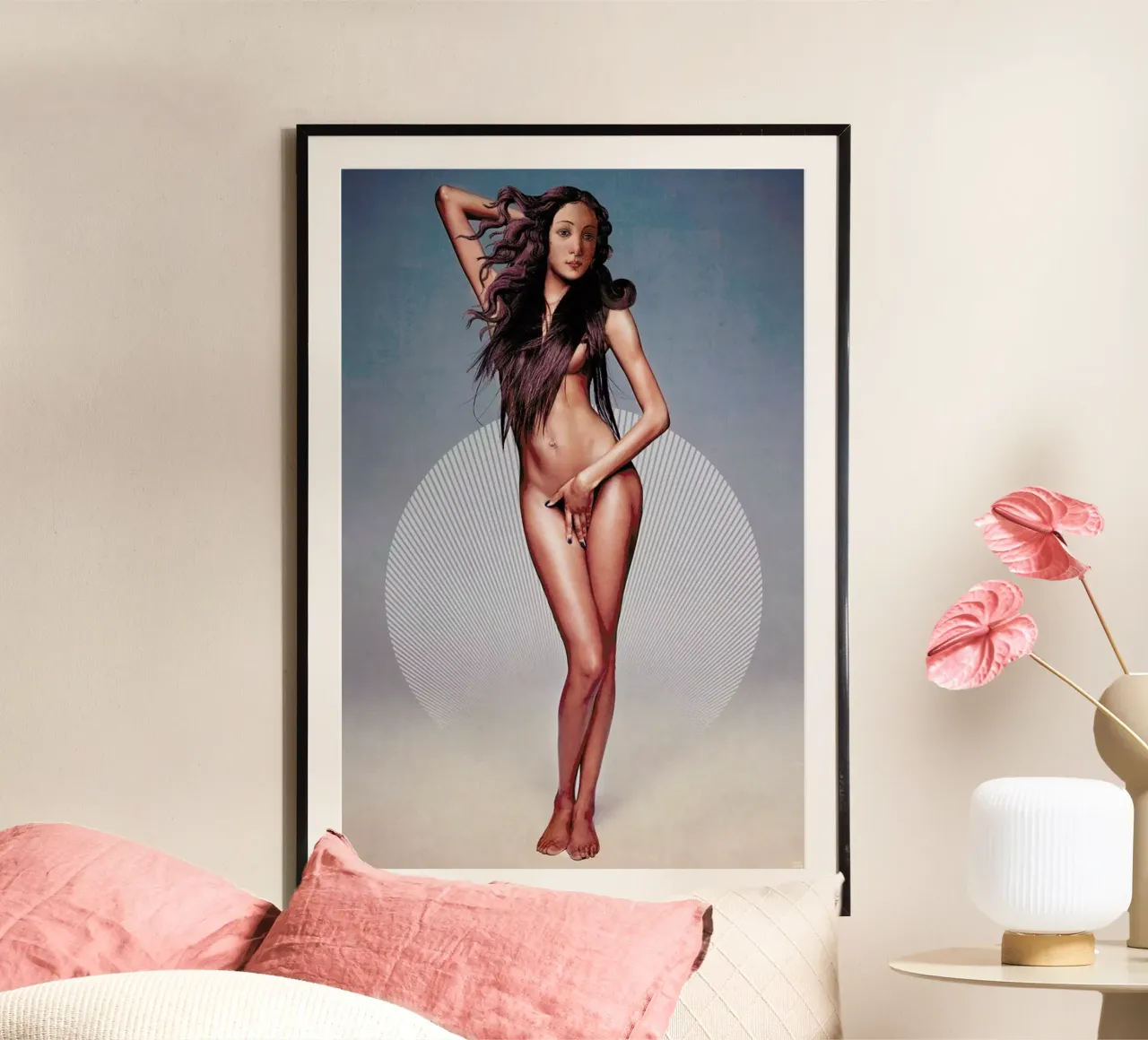 Venus revitalized poster con telaio in alluminio da Paste in Place