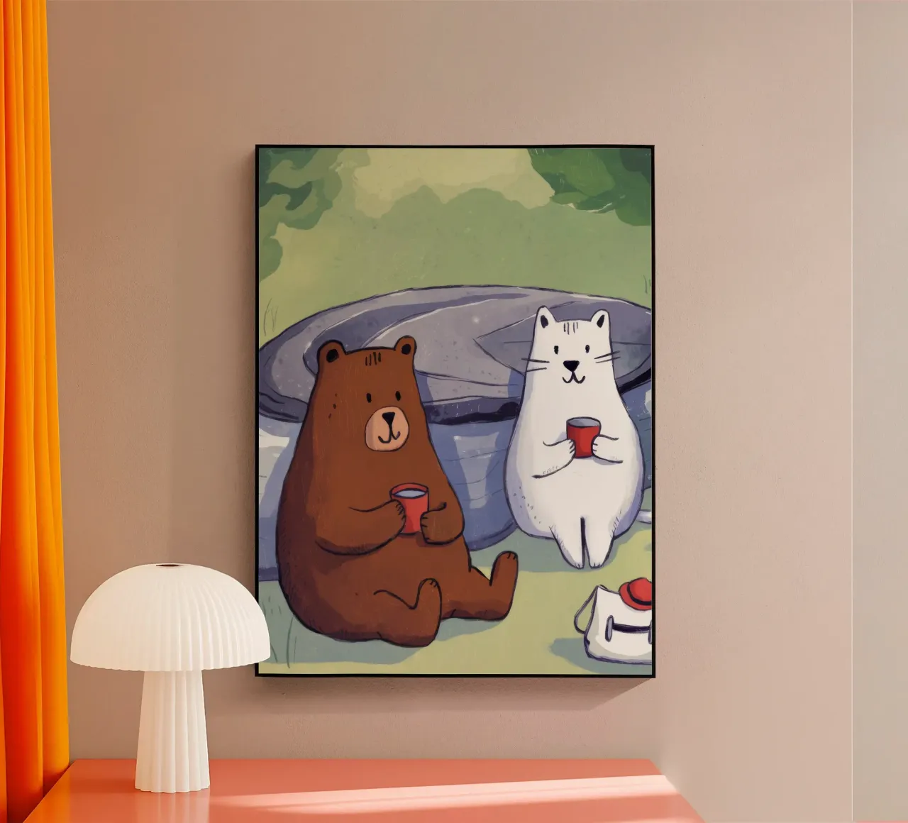 Companionship's Tranquility acrylic glass by Timeless Huse