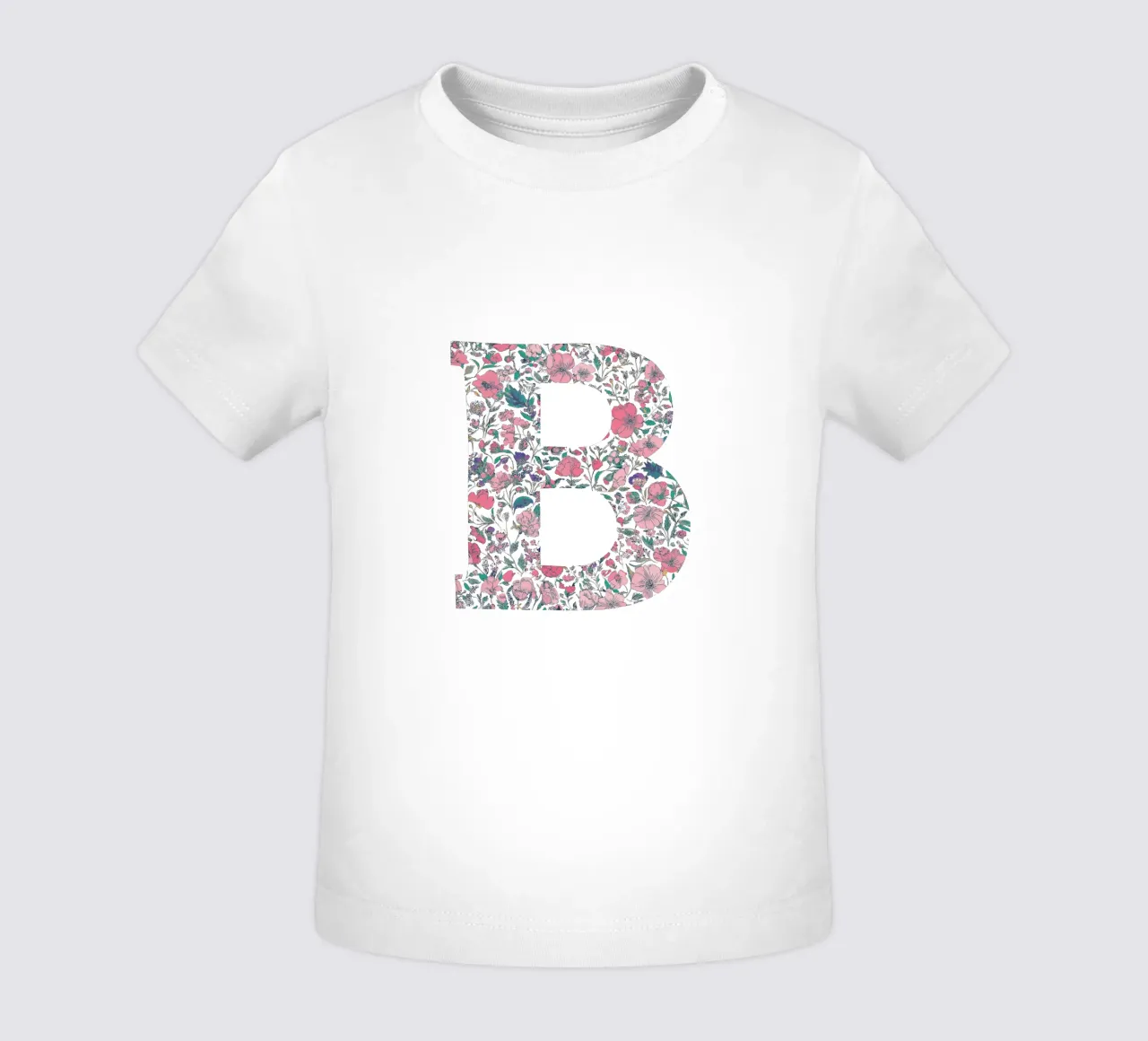 Floral B baby t-shirt by KidzStudio