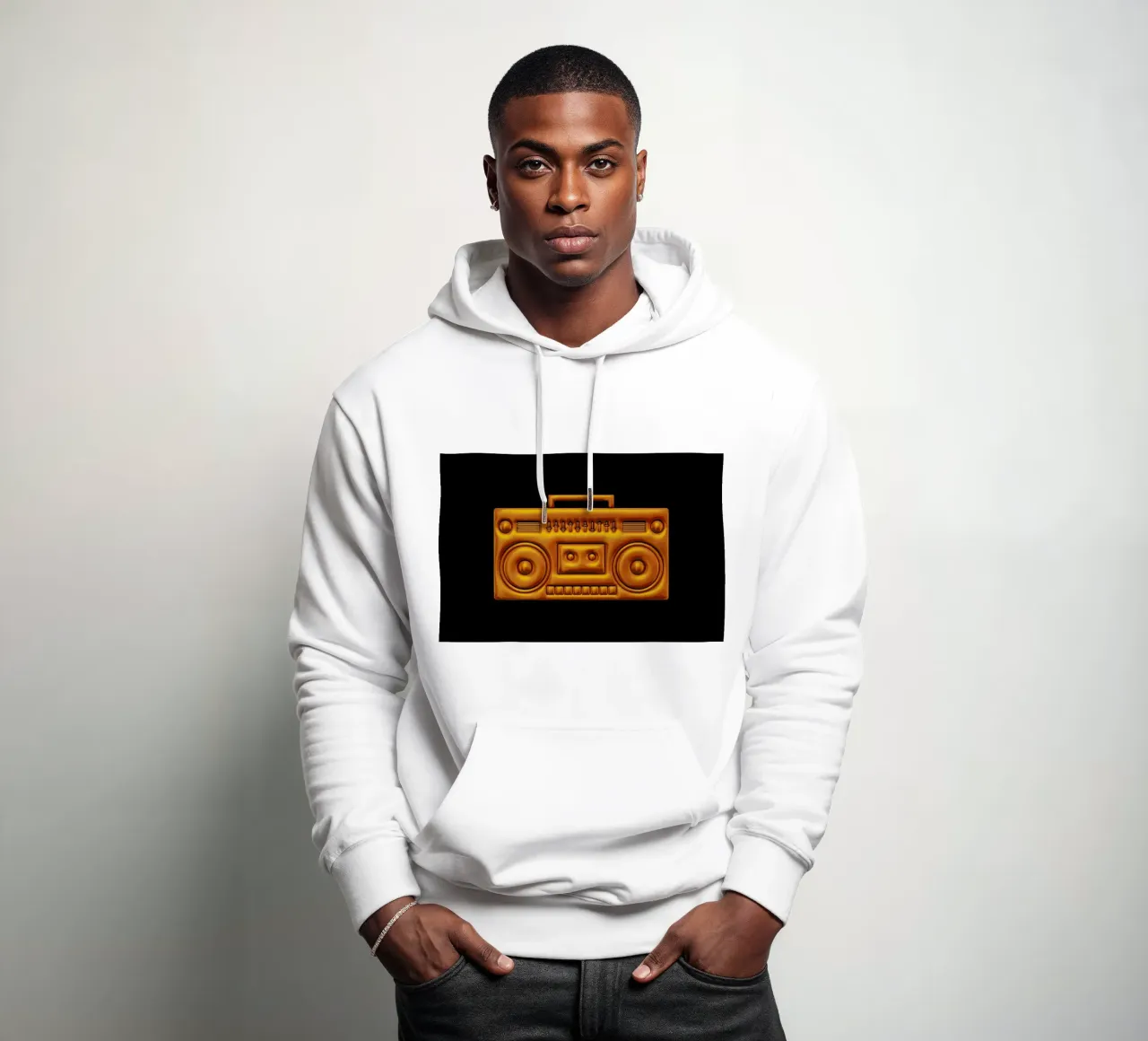 Boombox felpa con cappuccio da Octavian