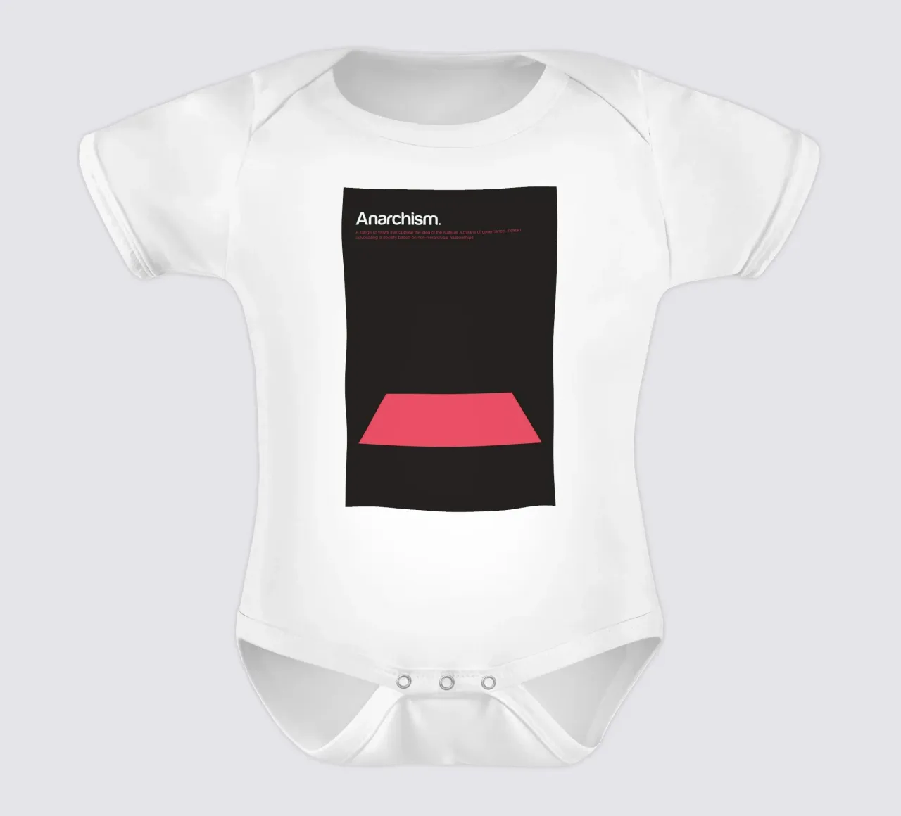 Anarchism body neonato maniche corte da Genís Carreras