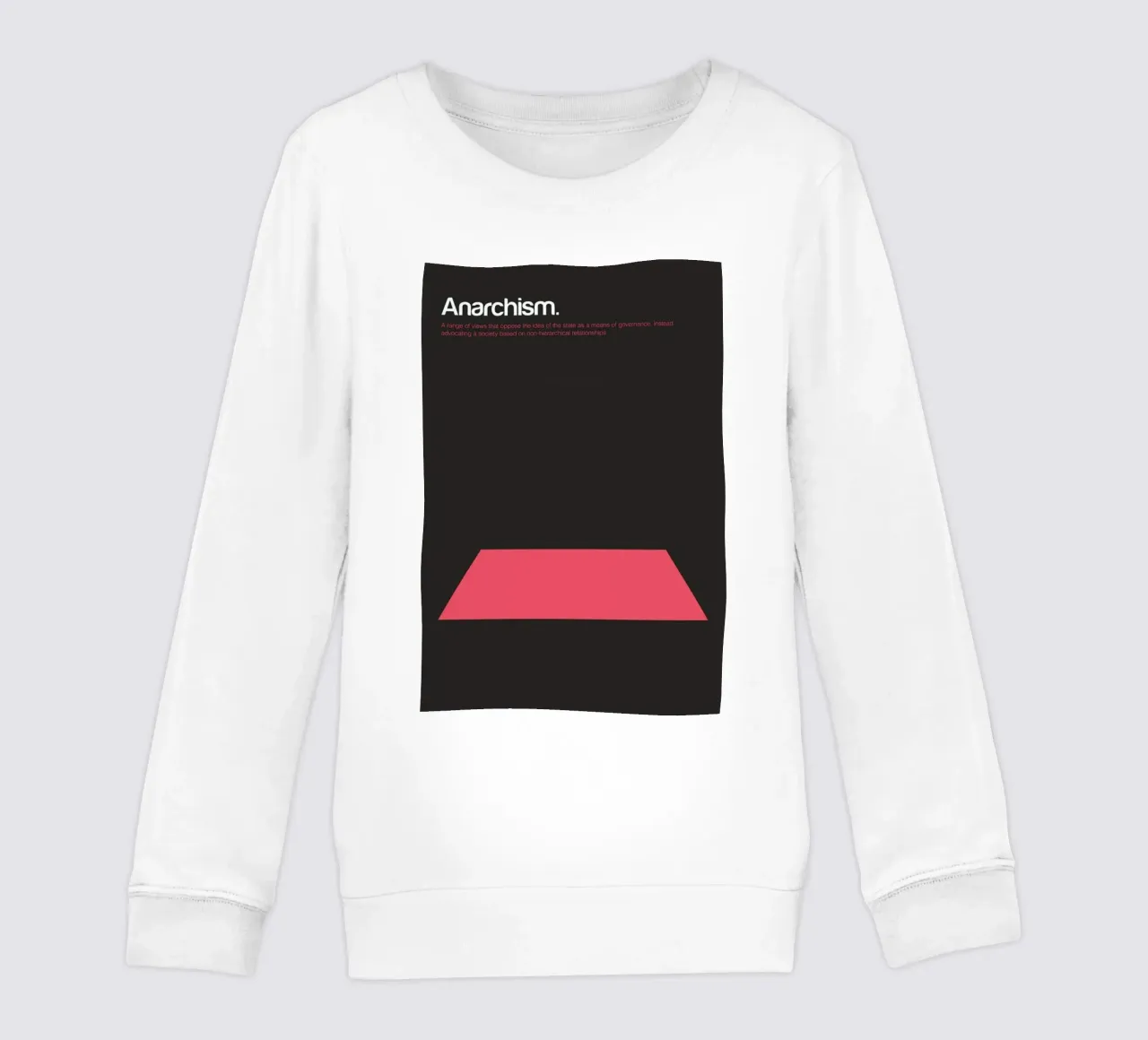 Anarchism kids sweatshirt by Genís Carreras