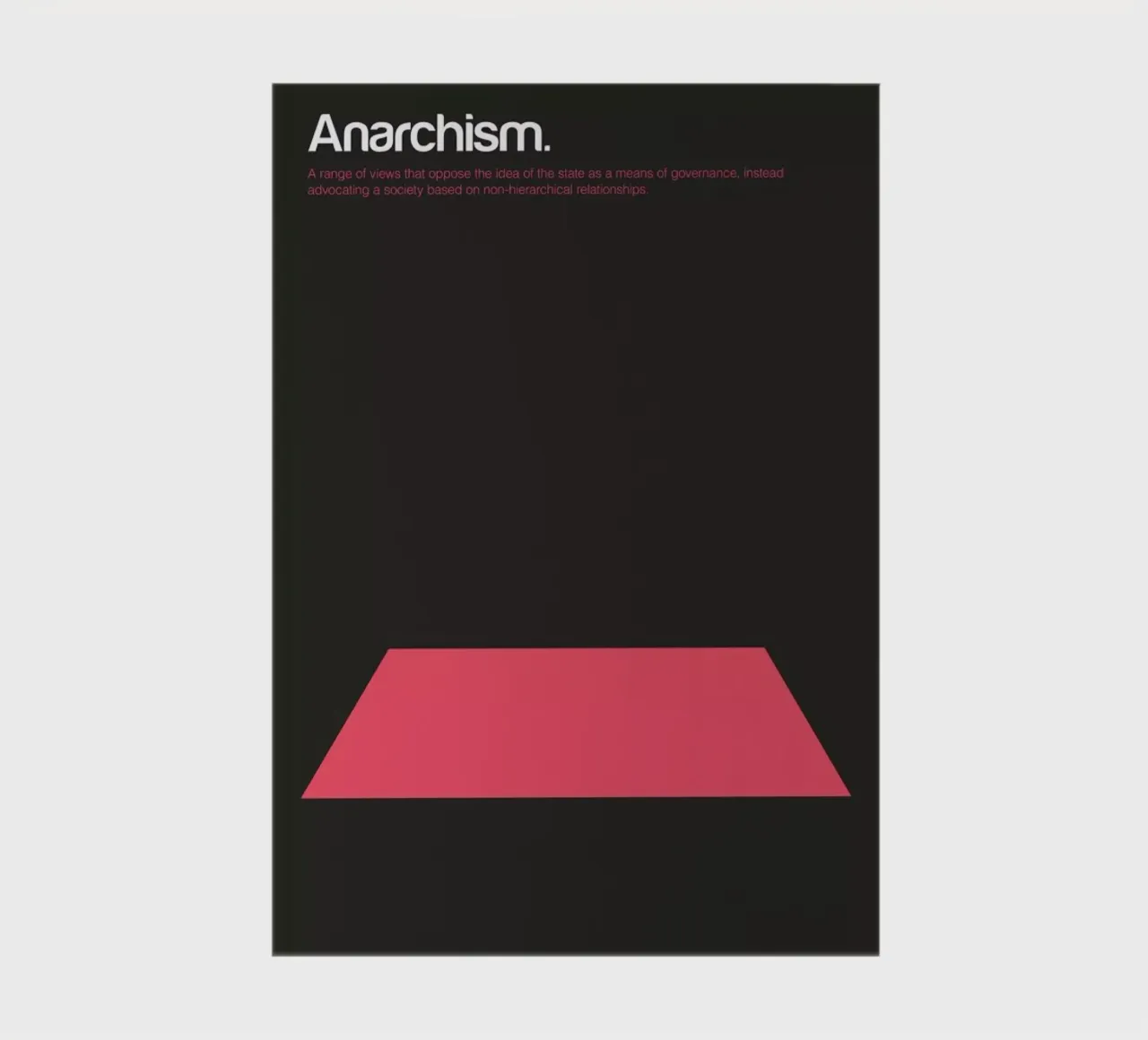 Anarchism notebook by Genís Carreras