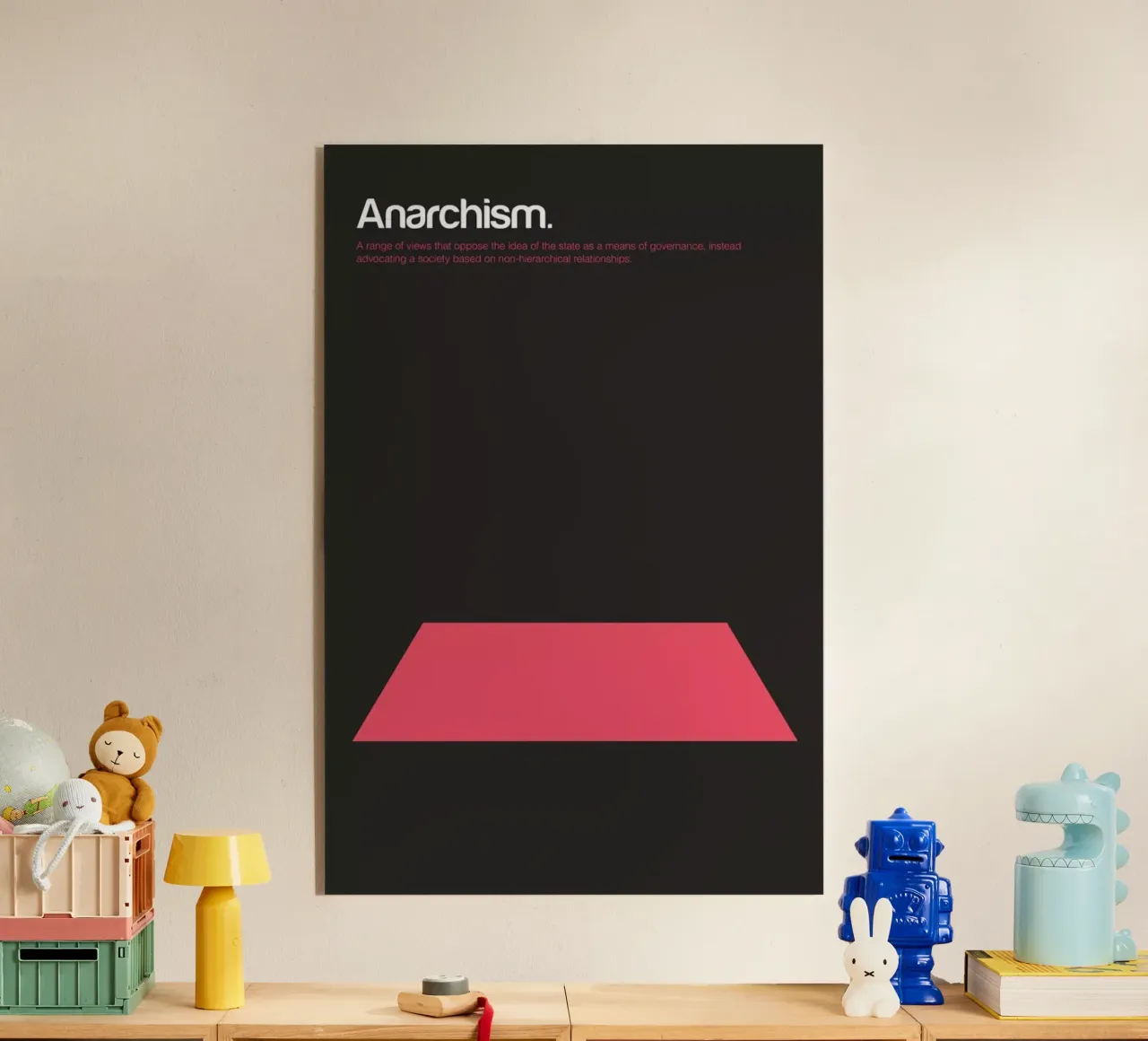 Anarchism plexiglass da Genís Carreras