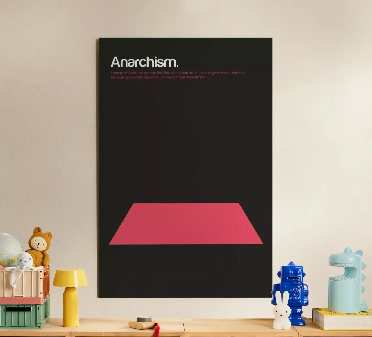Anarchism alluminio dibond da Genís Carreras