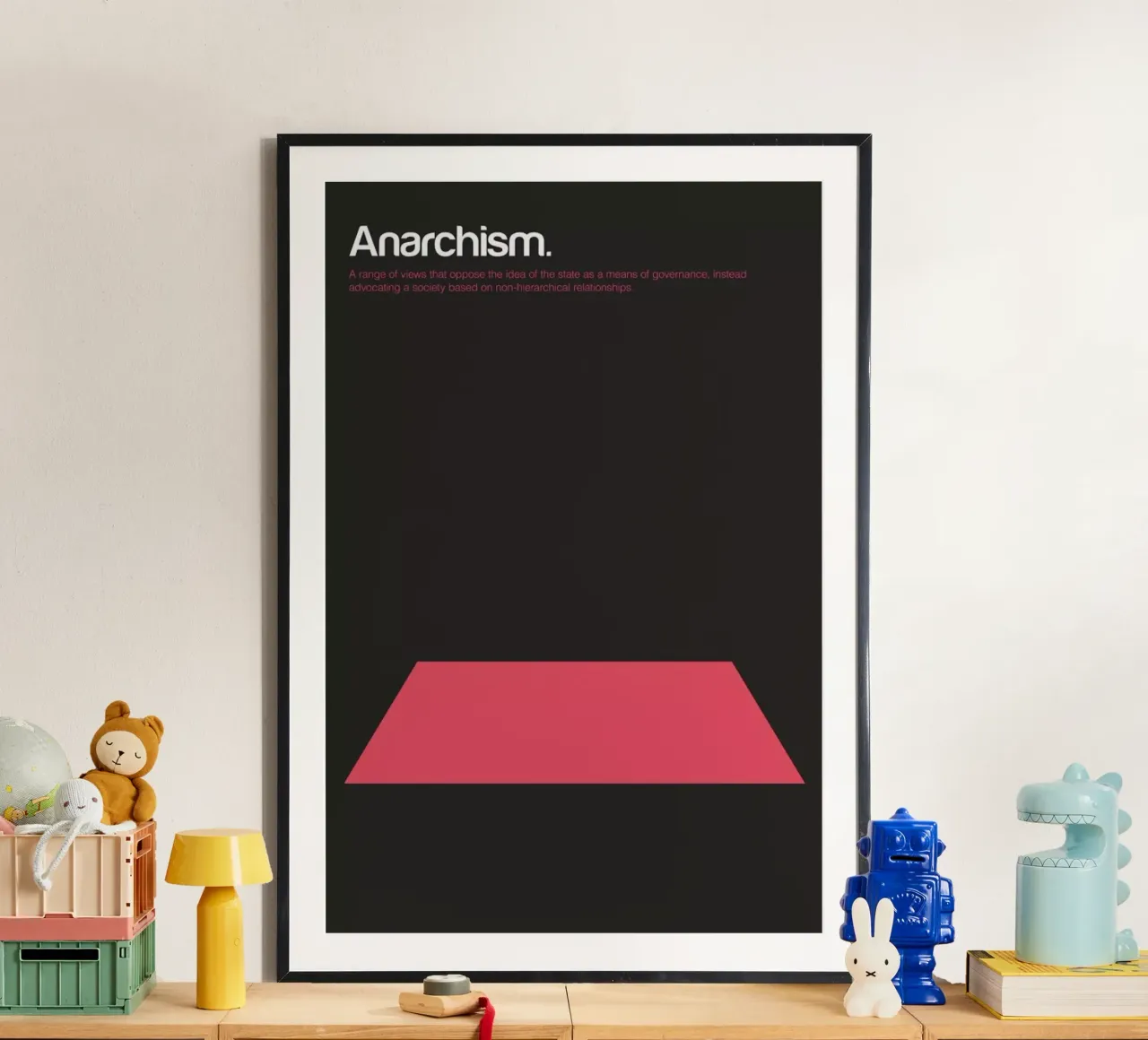 Anarchism poster da Genís Carreras