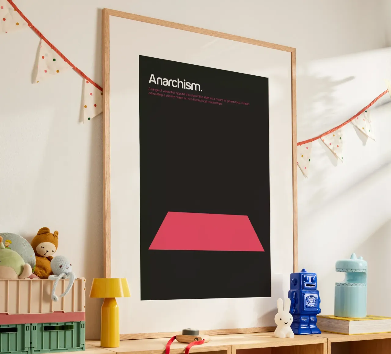 Anarchism poster da Genís Carreras