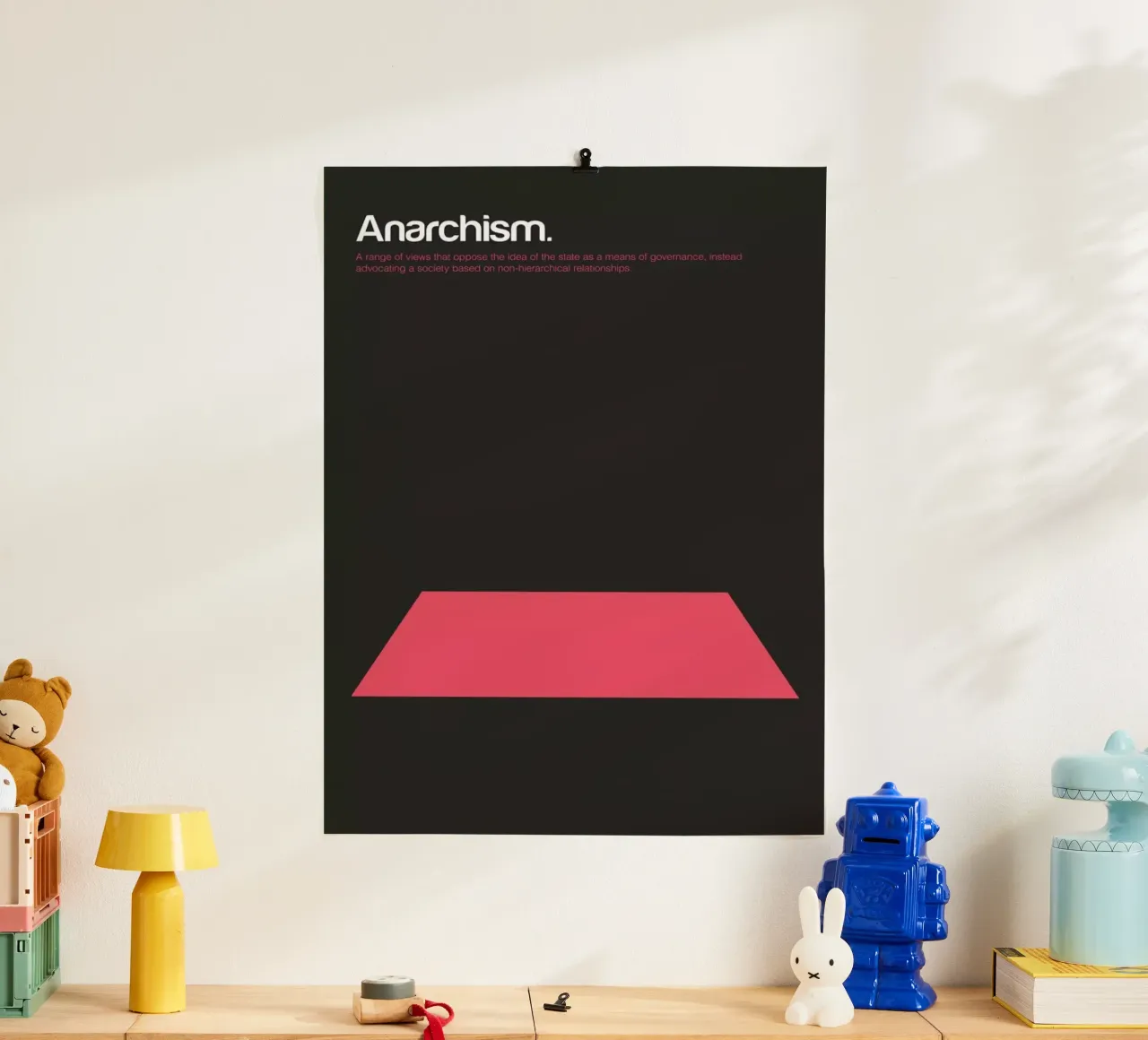 Anarchism poster da Genís Carreras