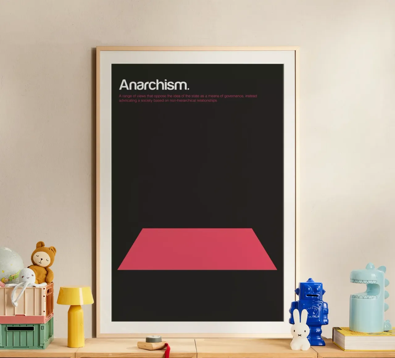 Anarchism poster da Genís Carreras