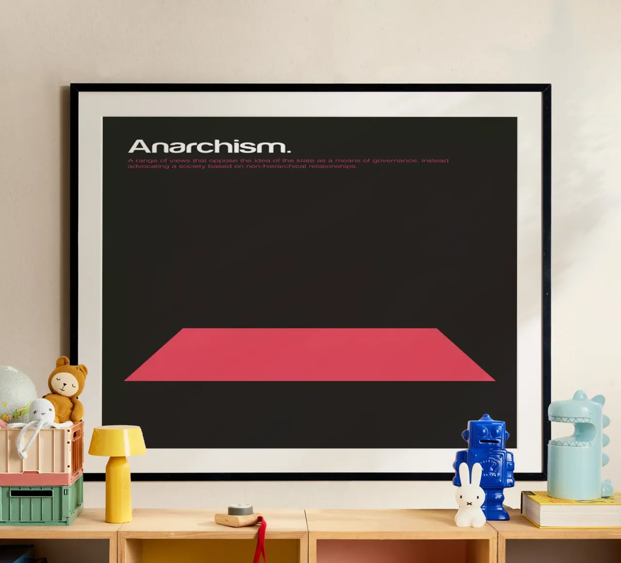 Anarchism poster da Genís Carreras