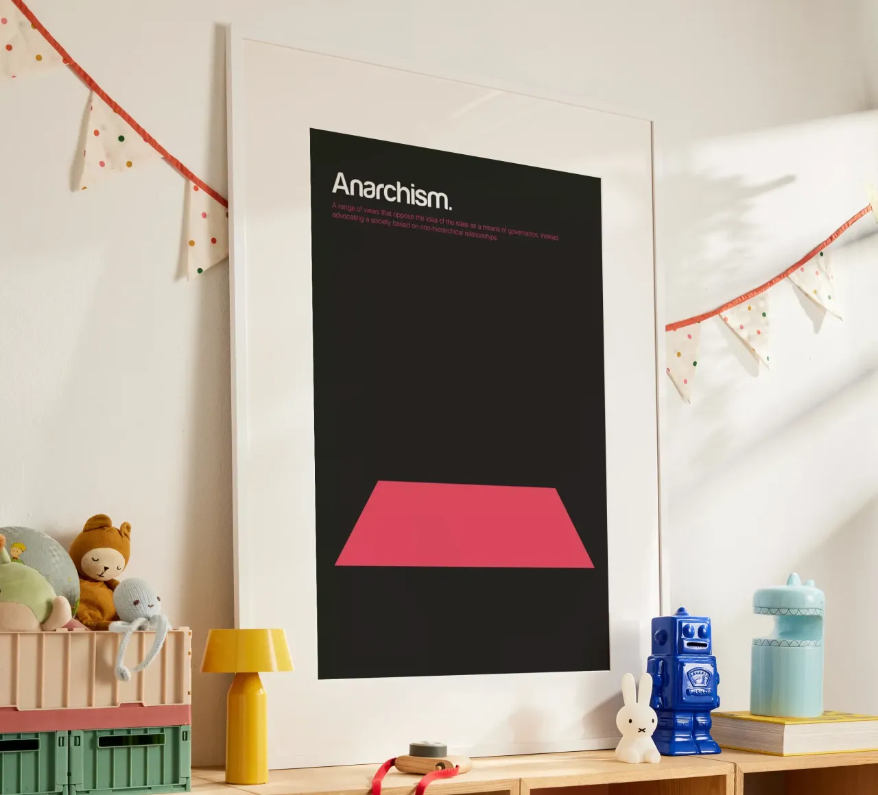 Anarchism poster da Genís Carreras