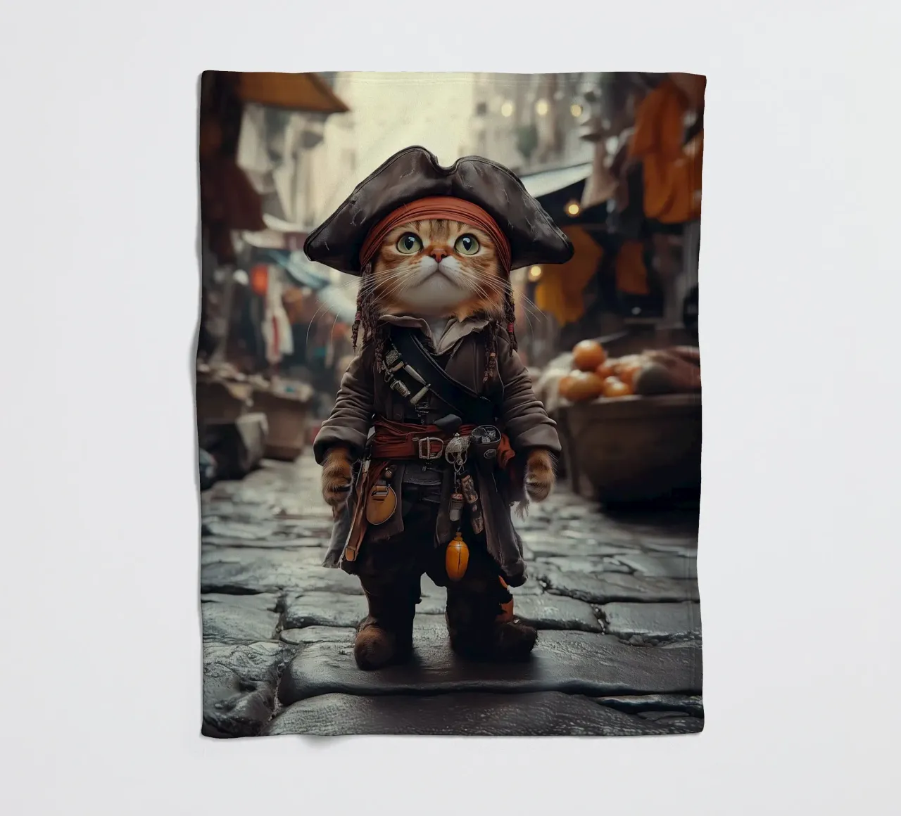 He is a pirate No. 01 coperta in pile da lazydaypaper