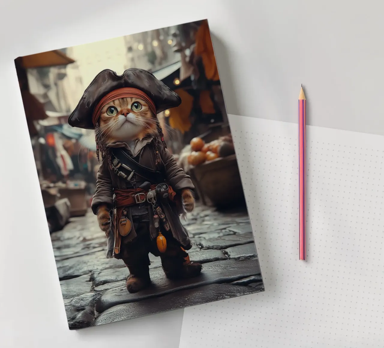 He is a pirate No. 01 notebook by lazydaypaper