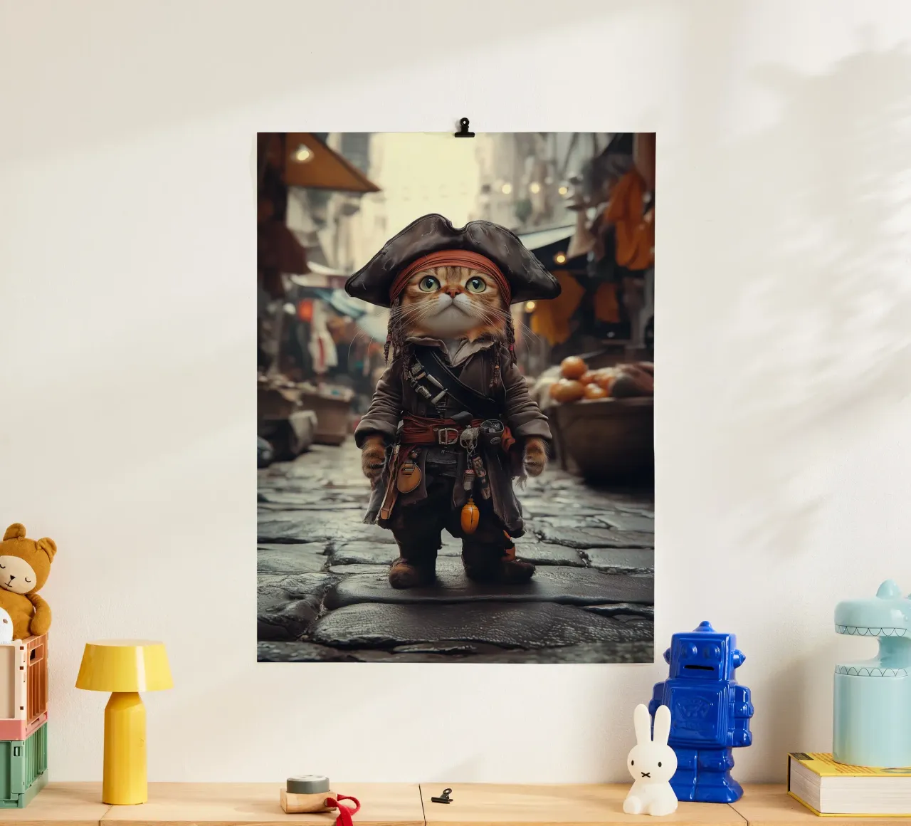 He is a pirate No. 01 carta hahnemühle da lazydaypaper