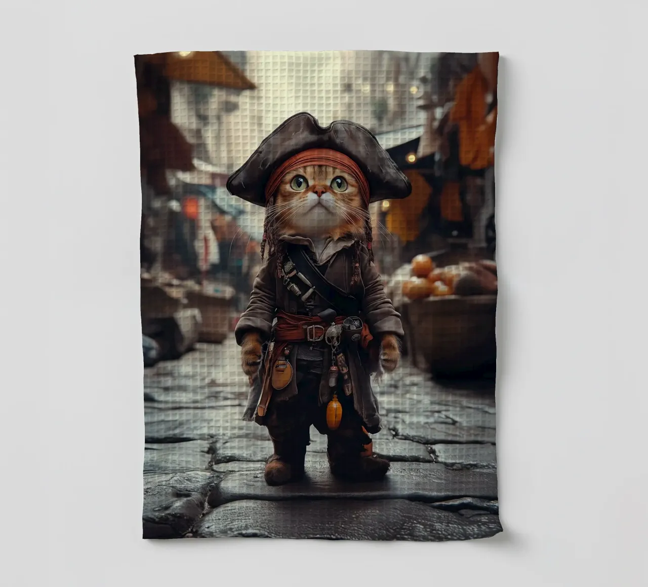 He is a pirate No. 01 canovaccio da cucina da lazydaypaper