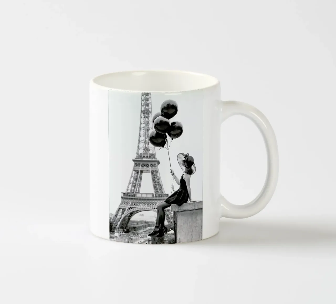 Black Balloons ceramic mug by Magdalena Martin Photography