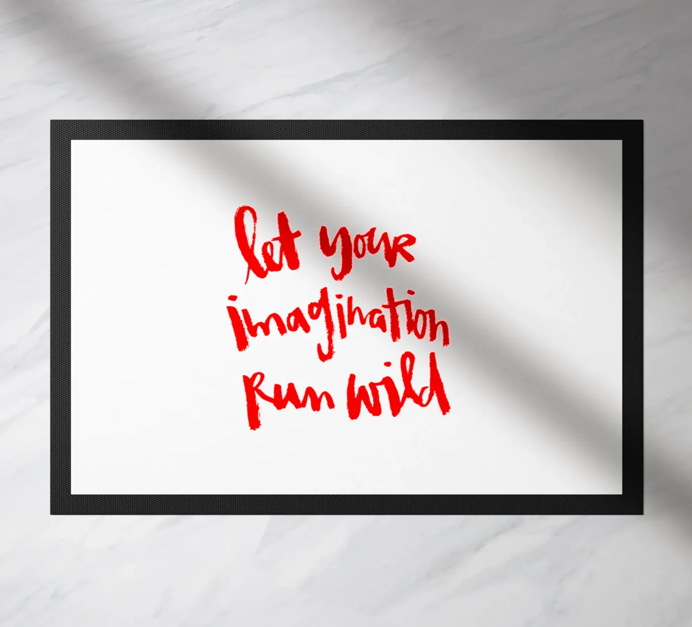 Imagination paillasson de Brushmeetspaper