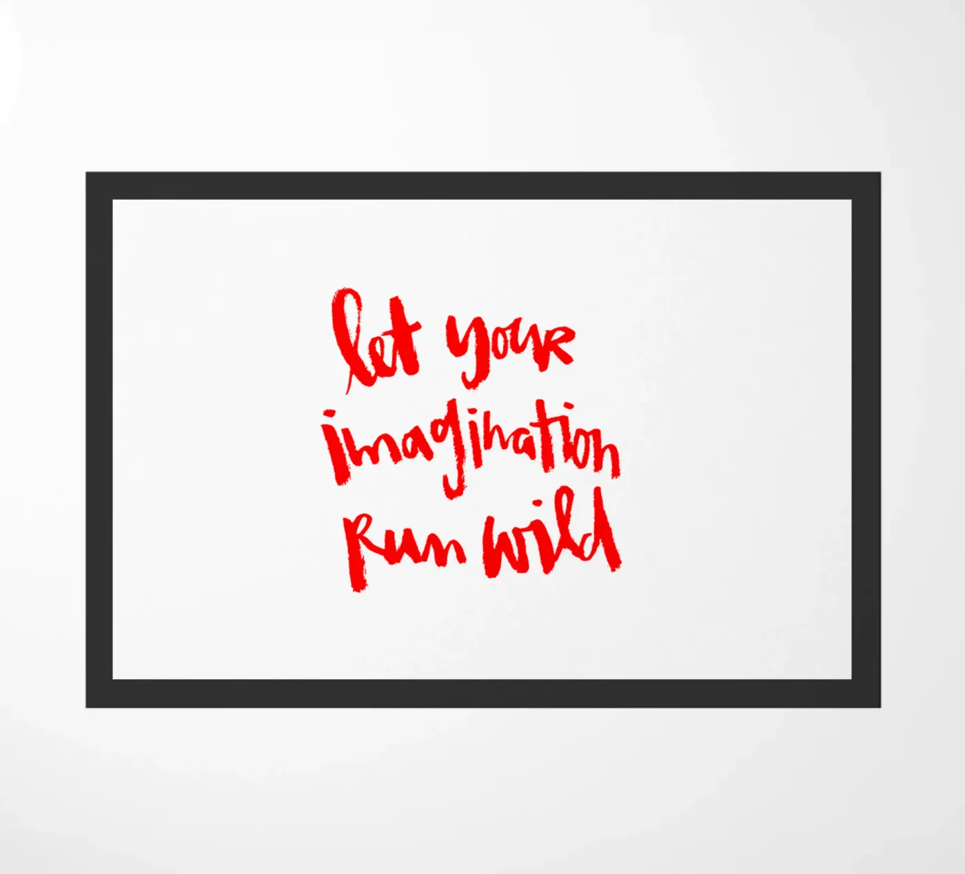 Imagination paillasson de Brushmeetspaper