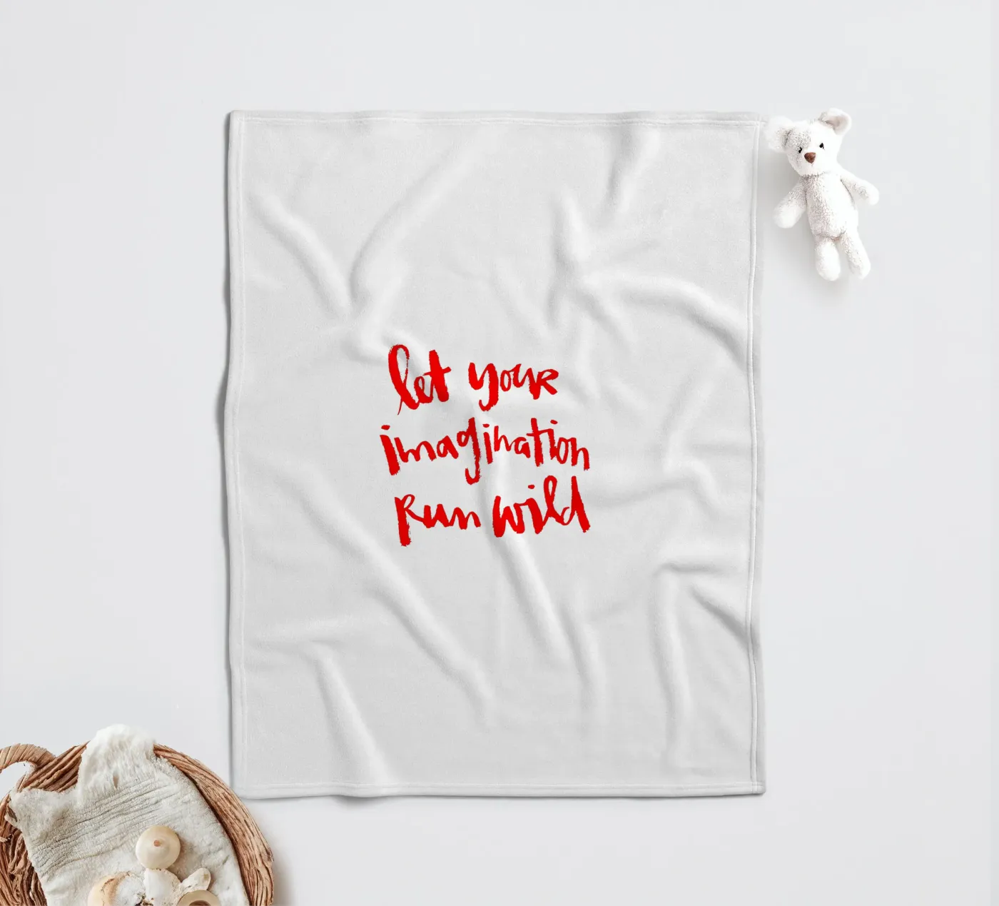 Imagination fleecedeken van Brushmeetspaper