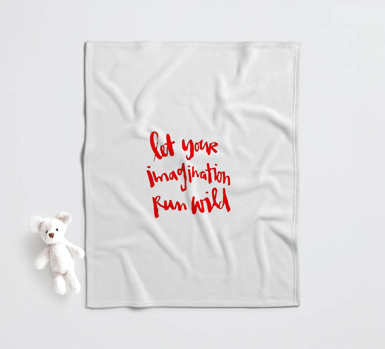 Imagination Fleecedecke von Brushmeetspaper