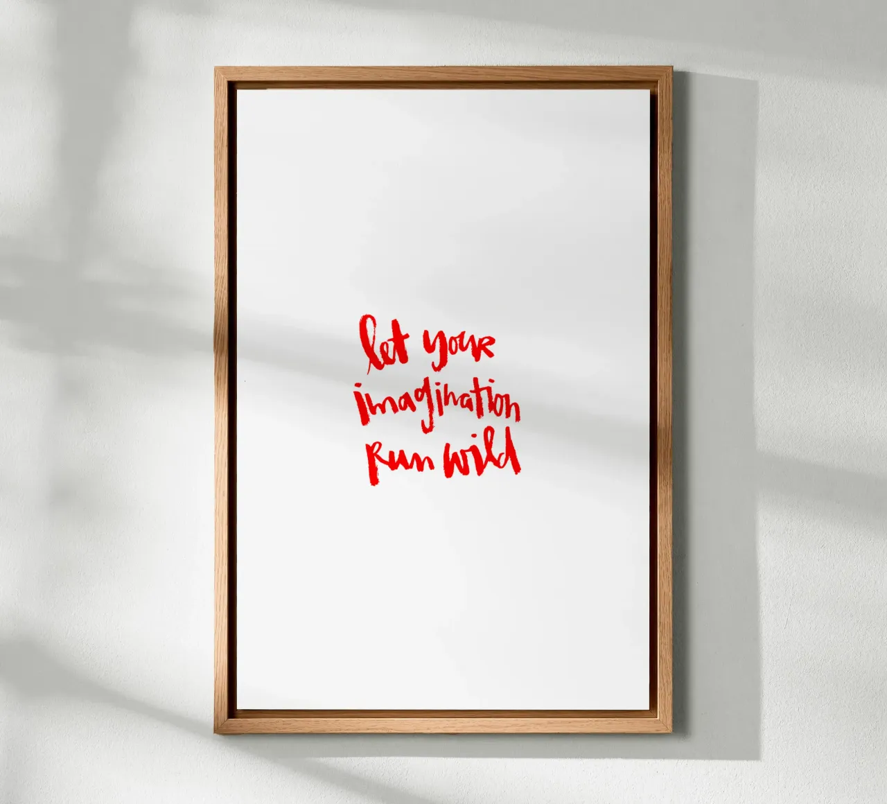 Imagination tela con Cornice a cassetta da Brushmeetspaper