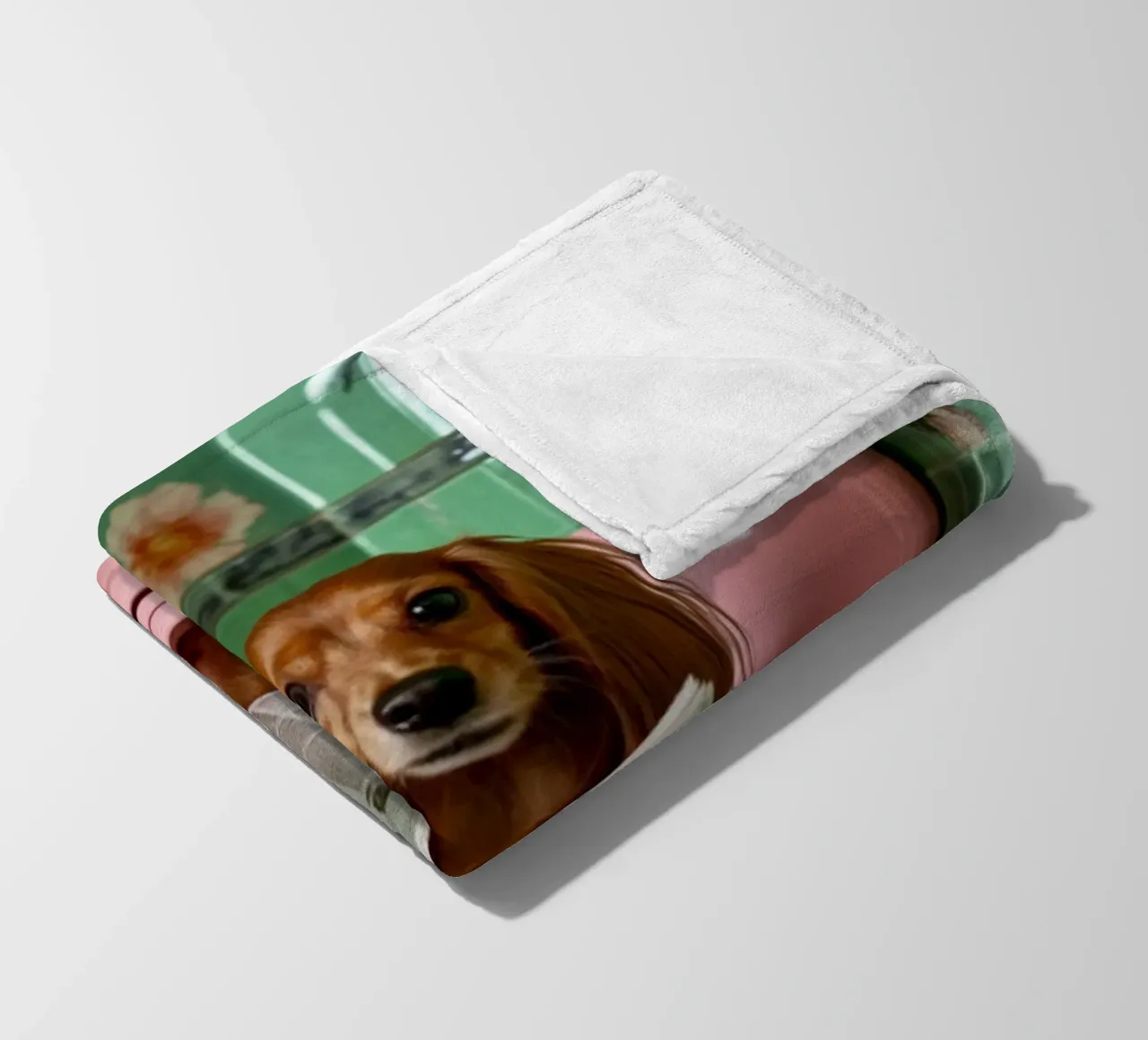 Dackel liest Zeitung coperta in pile da NORDLICHT DESIGNS