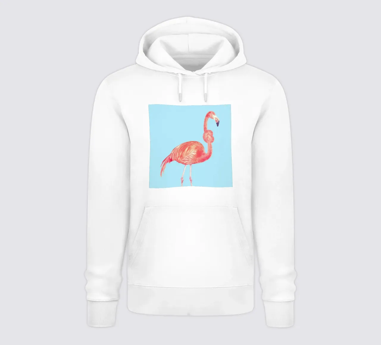 Flamingo with a Big Problem Hoodie von suckertom
