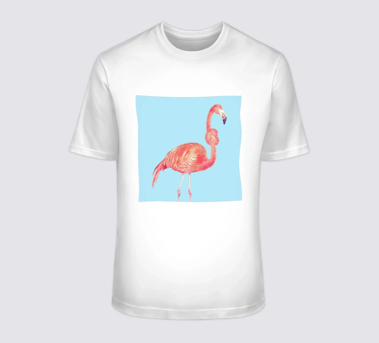 Flamingo with a Big Problem t-shirt da suckertom