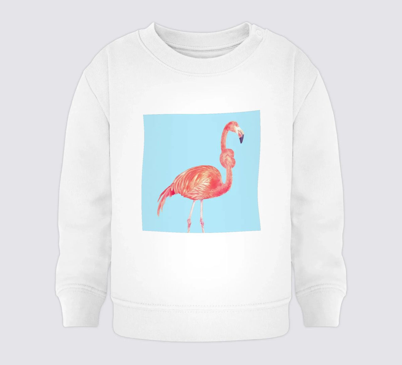 Flamingo with a Big Problem felpa neonato da suckertom