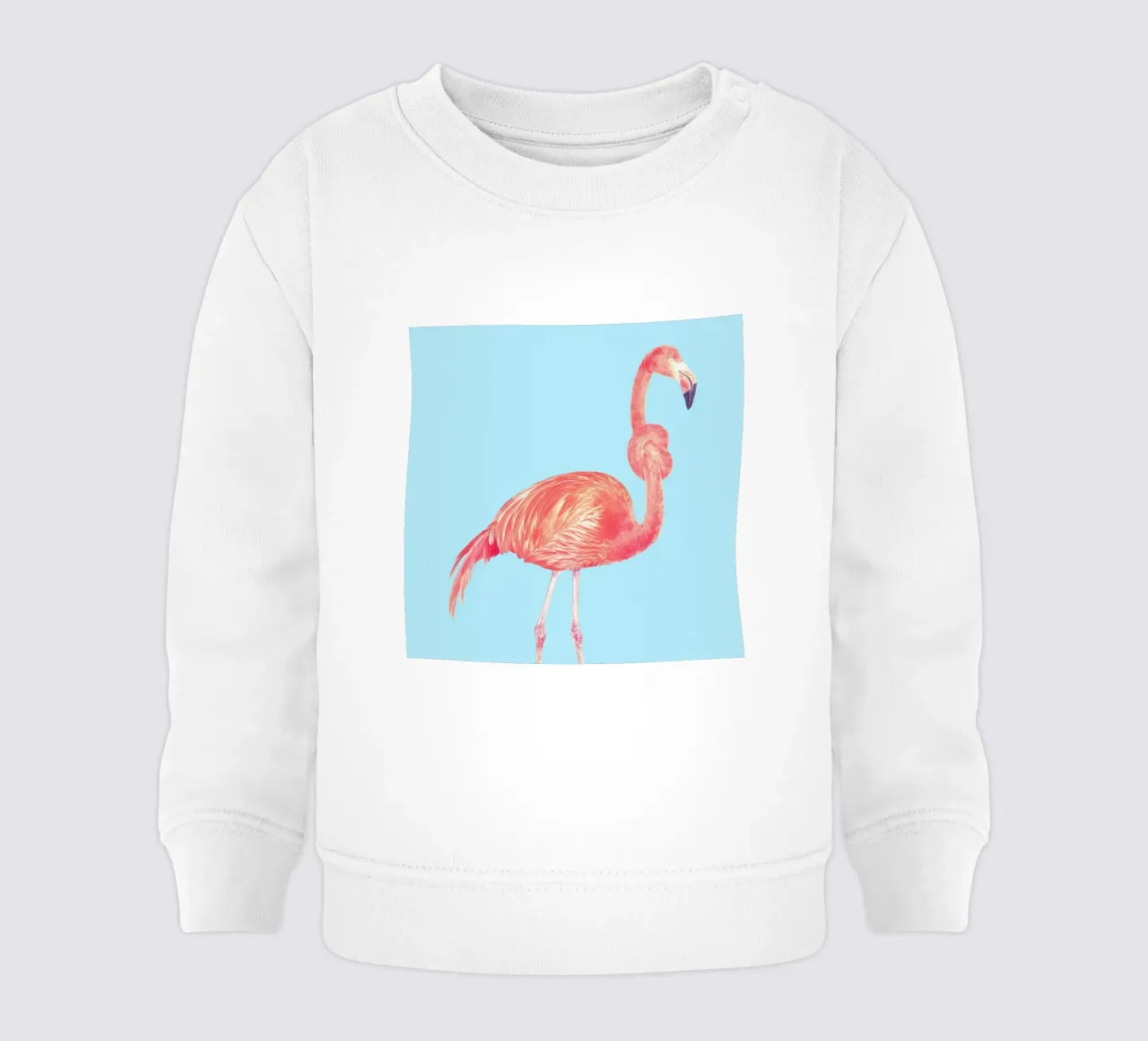Flamingo with a Big Problem Baby Sweatshirt von suckertom