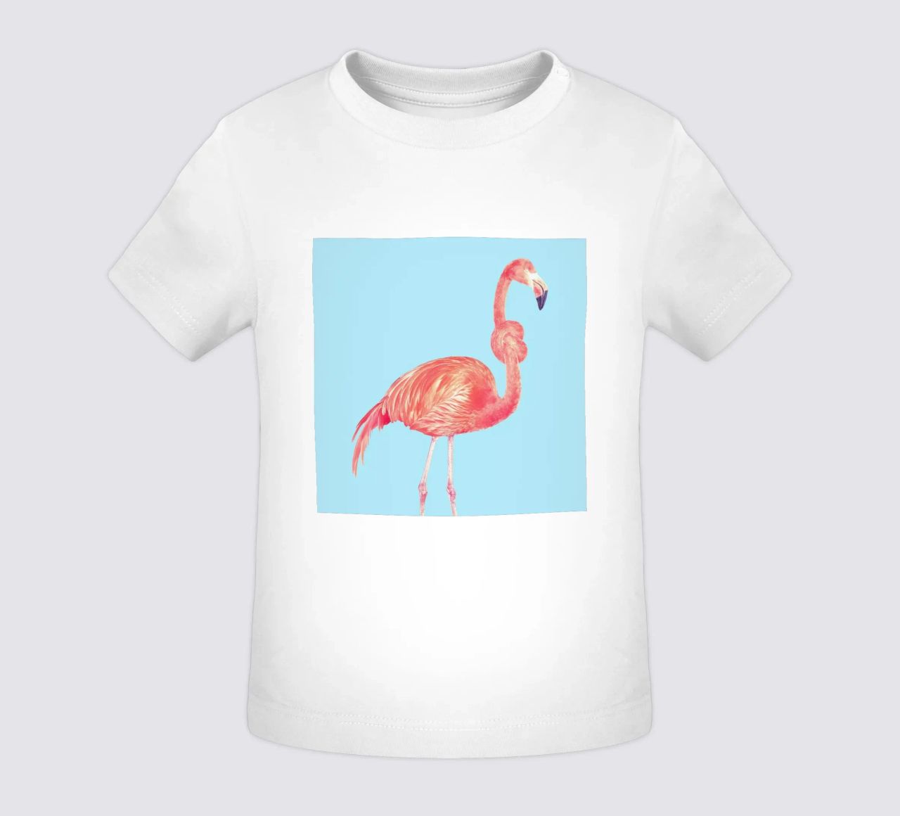 Flamingo with a Big Problem maglietta neonato da suckertom
