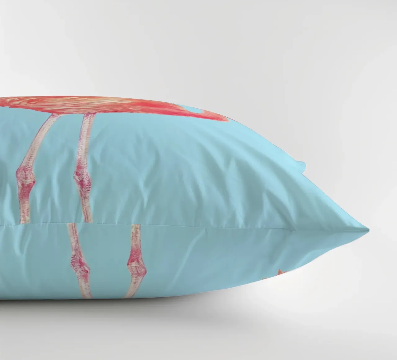 Flamingo with a Big Problem cuscino da suckertom