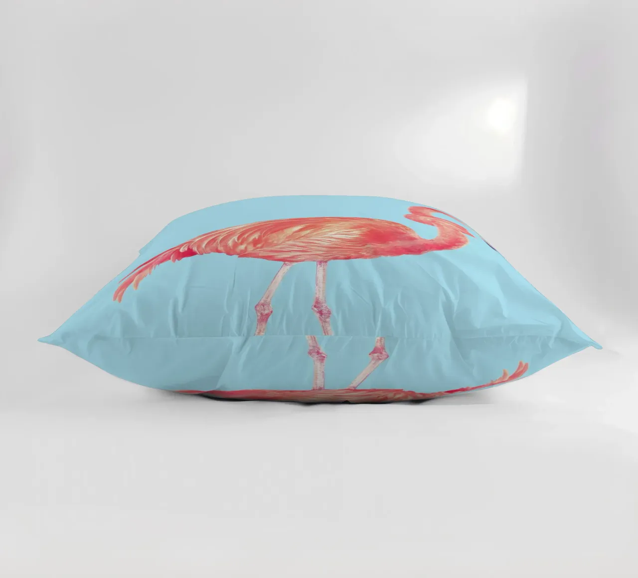 Flamingo with a Big Problem cuscino da suckertom