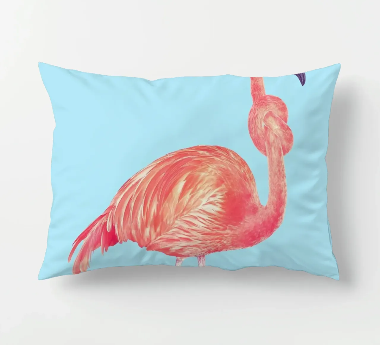 Flamingo with a Big Problem cuscino da suckertom