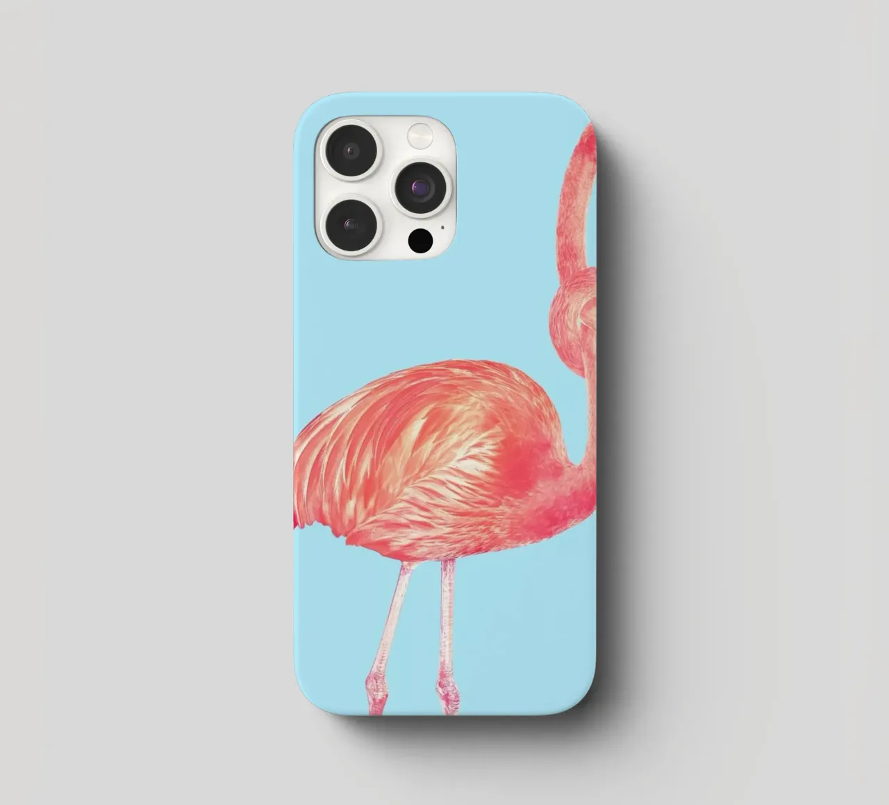 Flamingo with a Big Problem cover iphone da suckertom