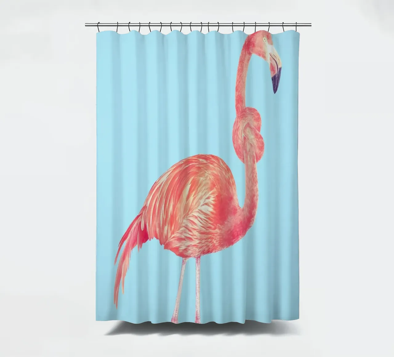 Flamingo with a Big Problem tenda da doccia da suckertom