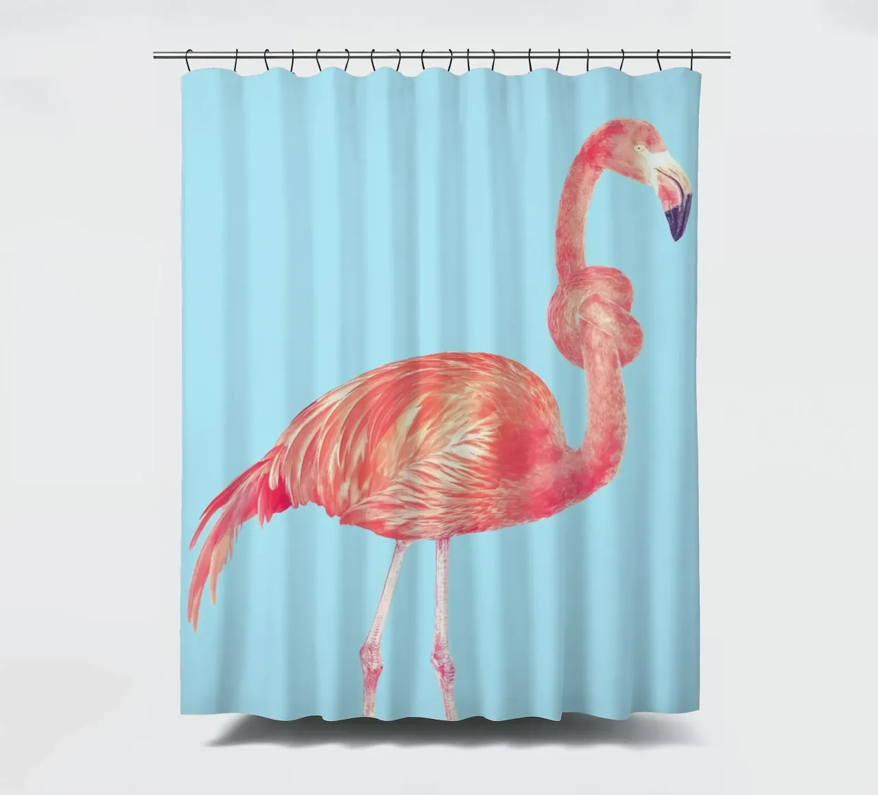Flamingo with a Big Problem tenda da doccia da suckertom