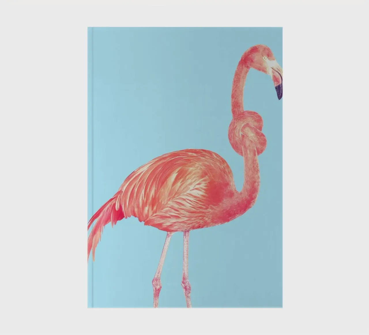 Flamingo with a Big Problem notebook by suckertom