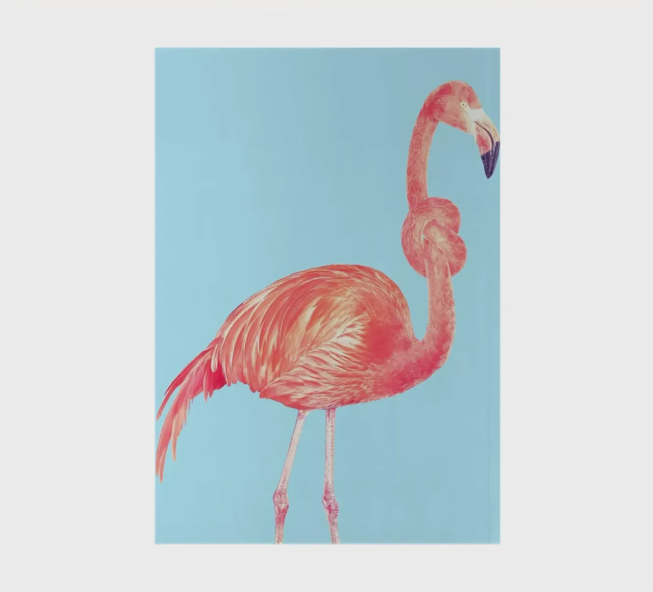 Flamingo with a Big Problem notebook by suckertom