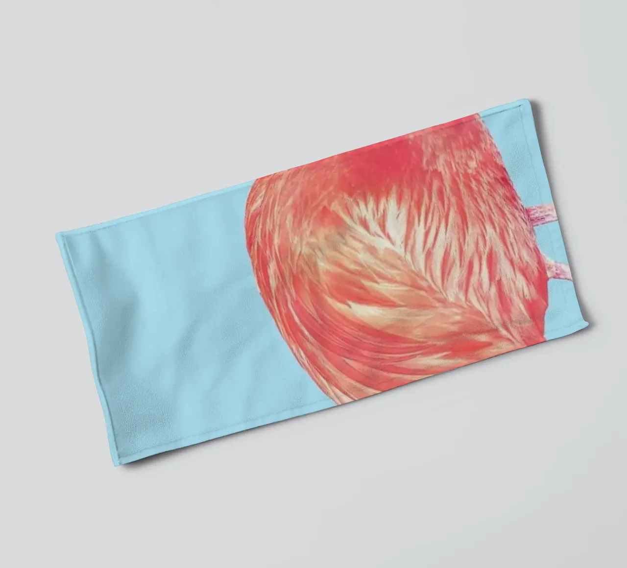 Flamingo with a Big Problem asciugamano da bagno da suckertom