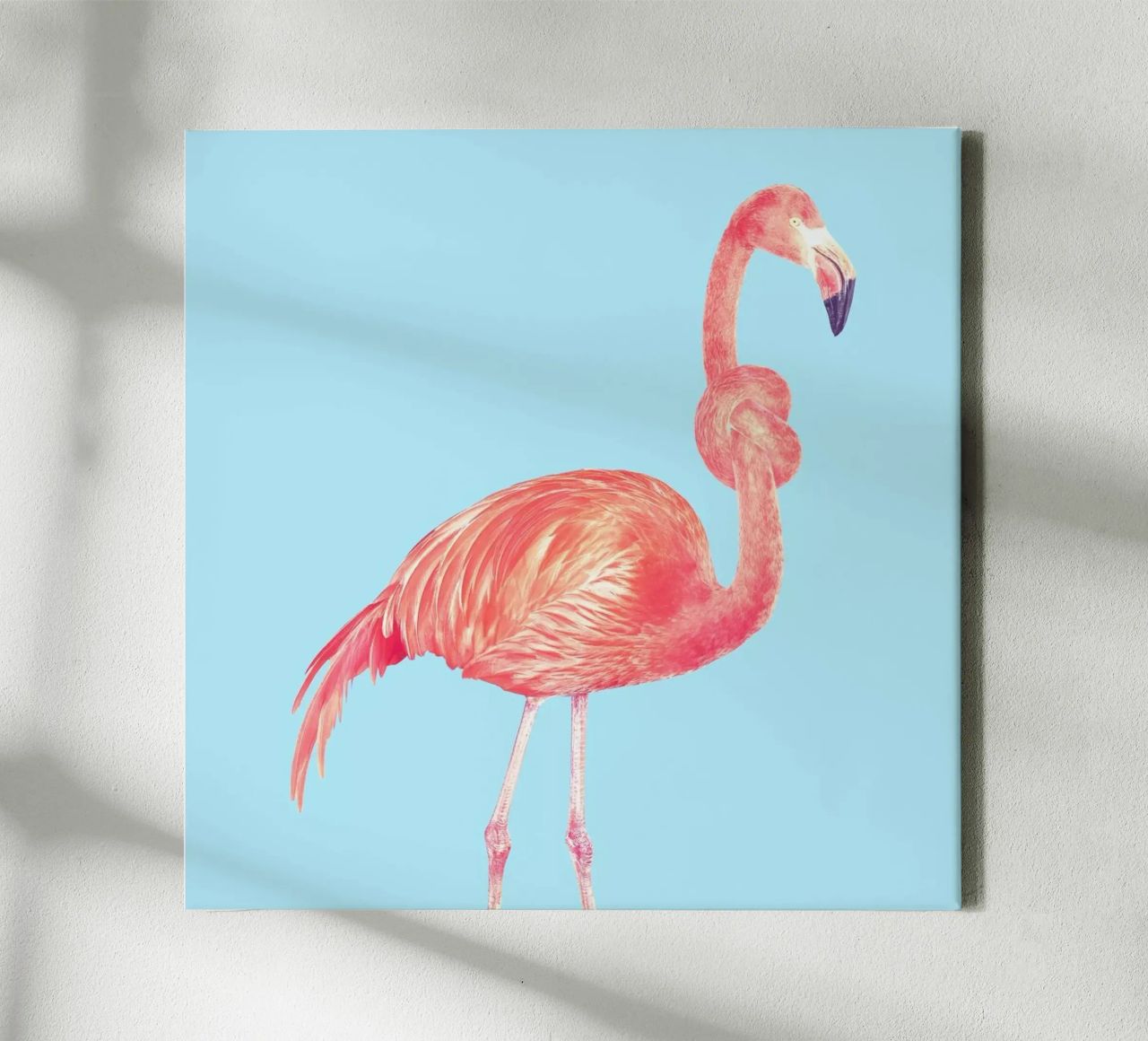 Flamingo with a Big Problem tela da suckertom