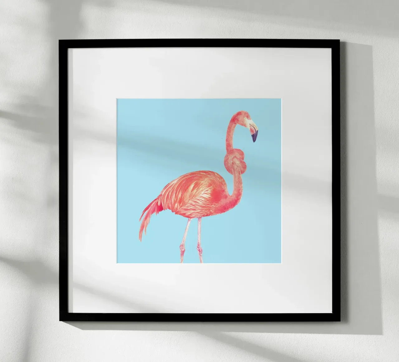 Flamingo with a Big Problem carta hahnemühle da suckertom