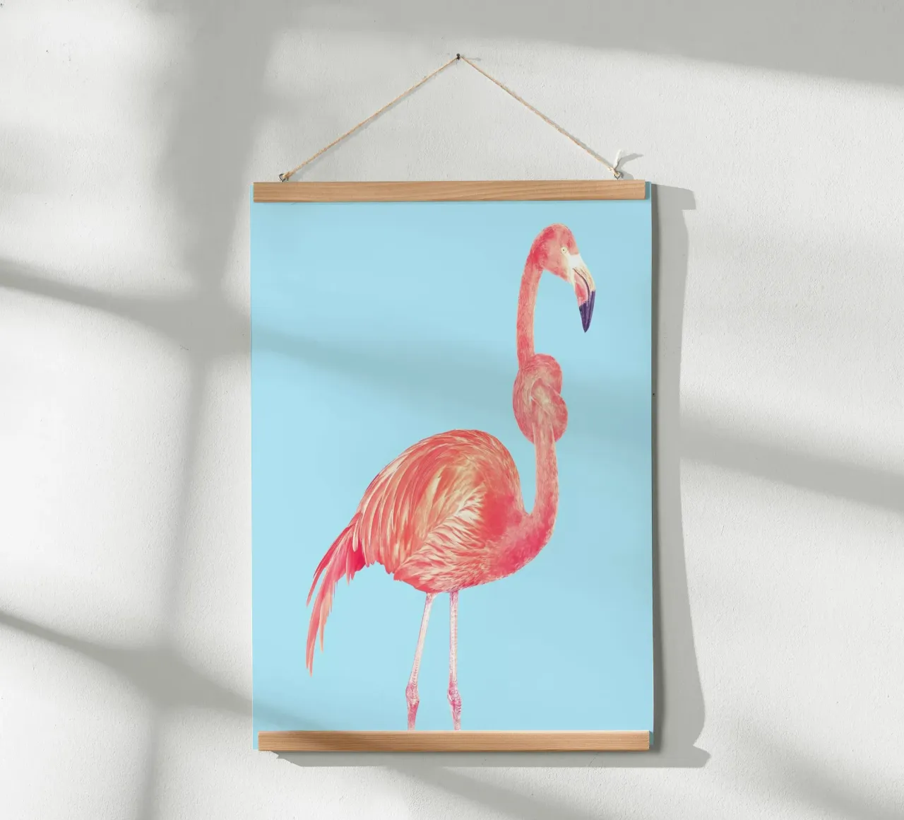 Flamingo with a Big Problem carta hahnemühle da suckertom