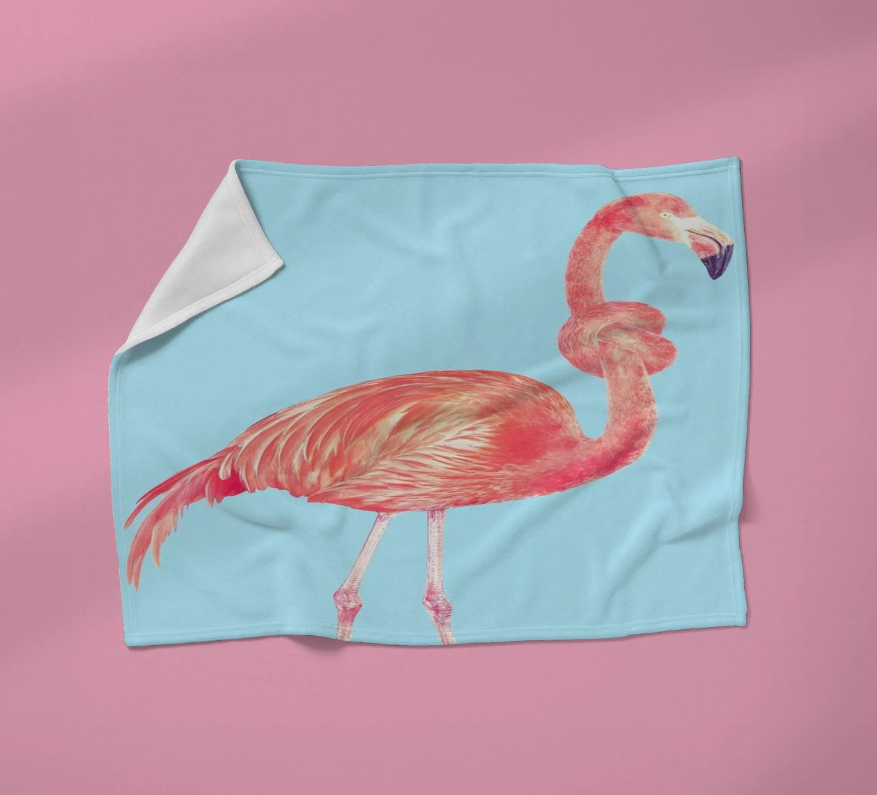 Flamingo with a Big Problem coperta in pile da suckertom