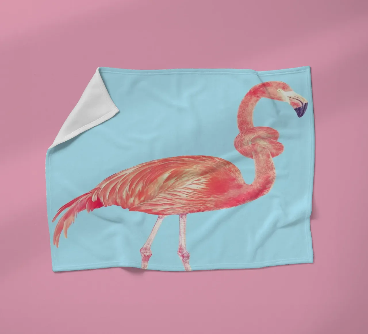 Flamingo with a Big Problem coperta in pile da suckertom