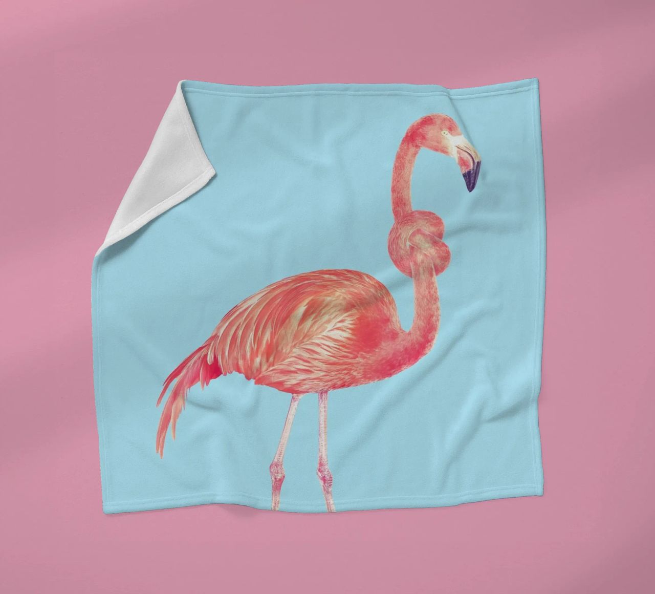 Flamingo with a Big Problem coperta in pile da suckertom