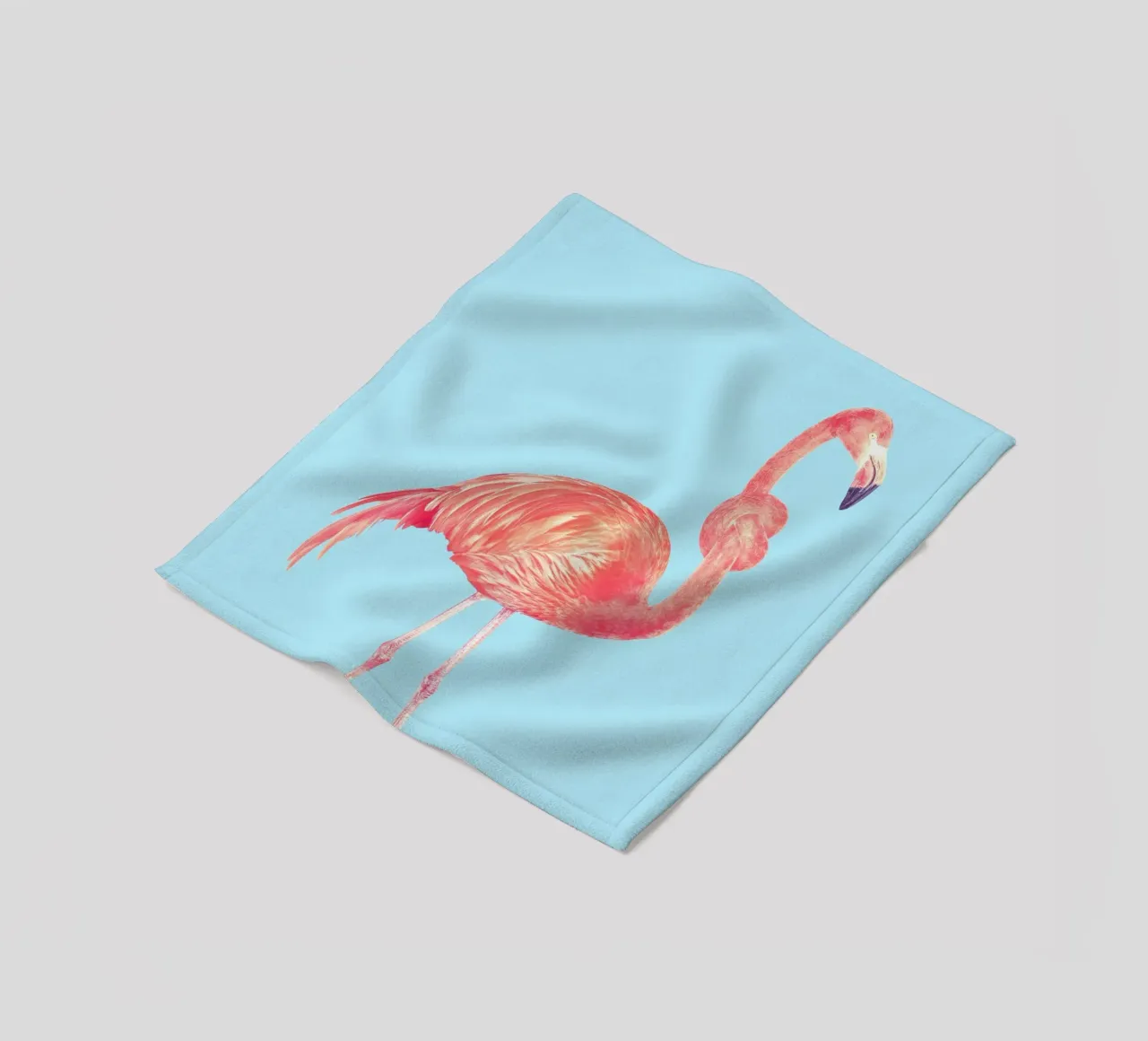Flamingo with a Big Problem Fleecedecke von suckertom